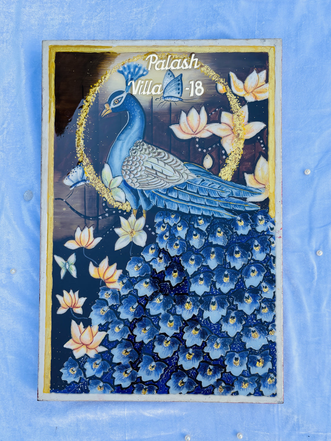 120 cm x 33,3 cm Epoxidharz-Wandmalerei, Tisch aus Kunstharz mit schwarzer Oberfläche und Walnussplatte, Tisch aus Flussstrand-Tischen für Ess-, Besprechungs- und Kaffeetische aus Holz